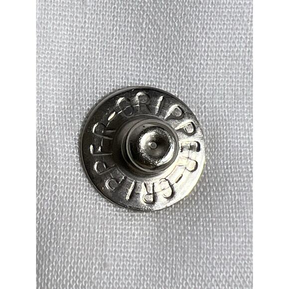 Chute Western Shirt White Embroidered Flowers Pearl Snap Large Cowgirl ranch - Picture 7 of 7